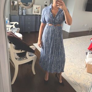 Lush Blue and White Dress S